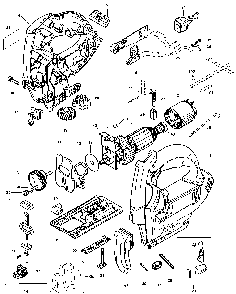Exploded Diagram A Diagram and Parts List for JS600C Type 1 Black and Decker Jig Saw